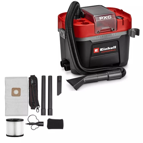 ASPIRATUTTO SOLIDI E LIQUIDI A BATTERIA TP-VC 18/10 Li BL L EINHELL PROFESSIONAL