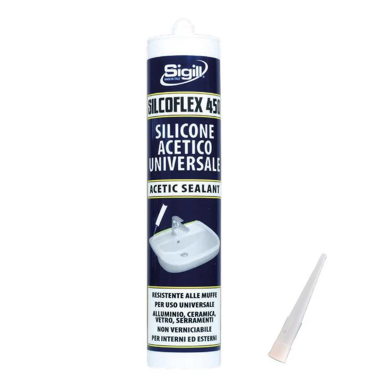 SILICONE ACETICO GRIGIO 280 ML